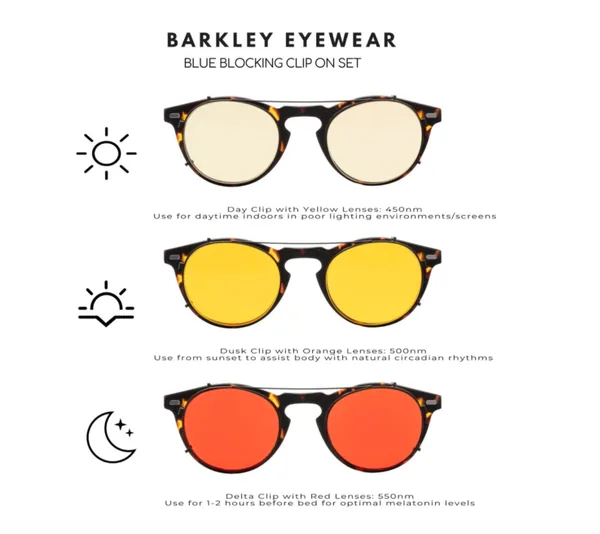 Barkley Eyewear blue light blocking glasses